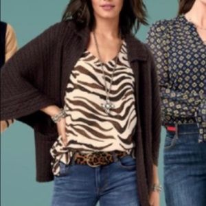 Cabi zebra top